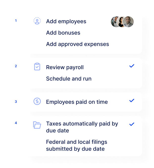 Flux payroll dashboard